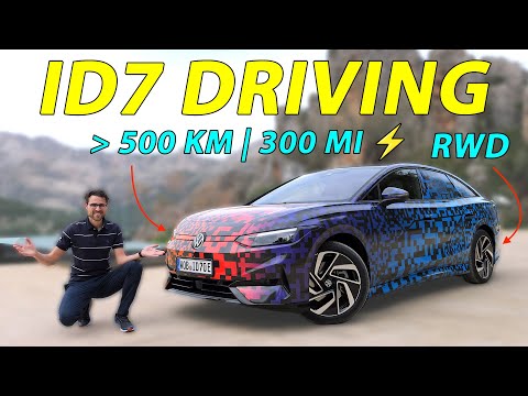 VW ID7 Interior Reveal and Driving Review with Surprising Range!