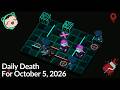 Friday The 13th Killer Puzzle Daily Death for October 