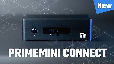 PrimeMini Connect - Compact Versatility - New fanless Mini-PC by Prime Computer