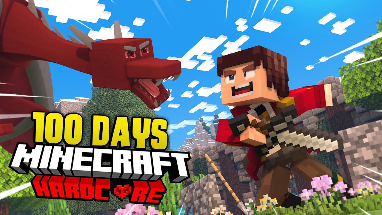 I Spent 100 Days in a Medieval World in Minecraft Hardcore [DawnCraft ...