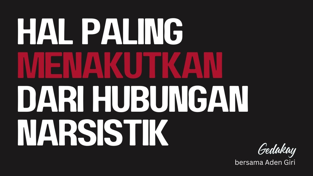 Ini dia hal paling menakutkan dari hubungan dengan narsisis