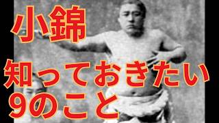賽銭泥棒!? 横綱小錦の9つのこと #sumo #相撲