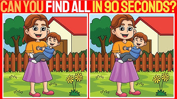 【Spot the difference】Can you spot 3 differences in 90 seconds?