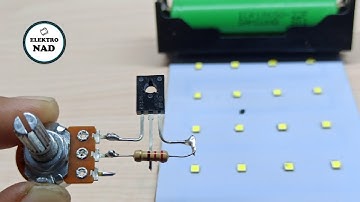 DIY led dimmer simple circuit