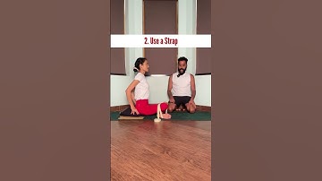 How to do Agnistambhasana (Fire Log Pose).#iyengaryoga #yoga