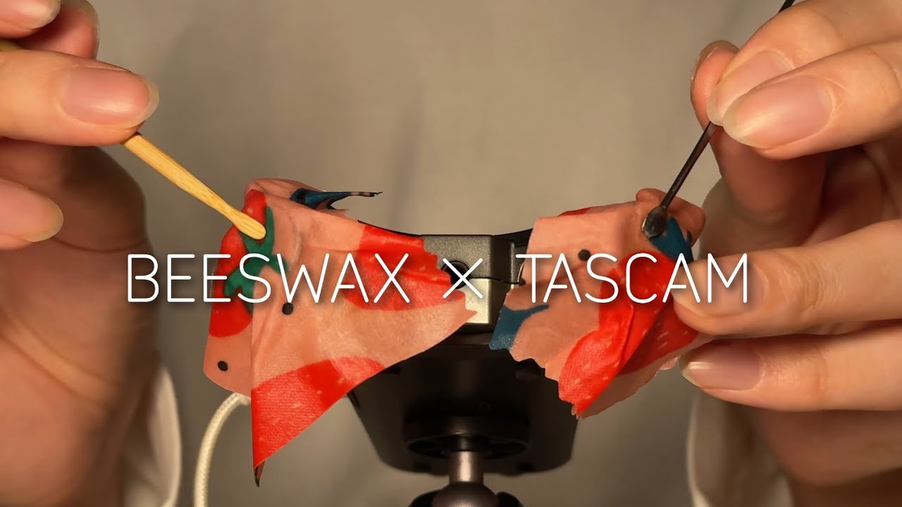 ACMP Царапание Beeswax Wrap на микрофоне Tascam (No Talking)