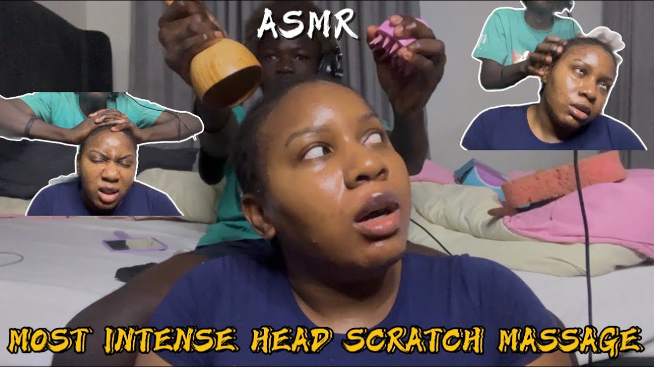 MOST INTENSE HEAD SCRATCH MASSAGE 