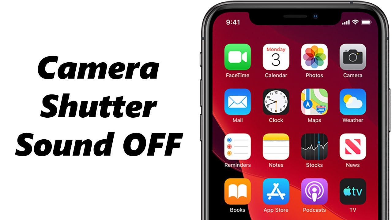 How To Turn OFF Disable Camera Shutter Sound On IPhone YouTube