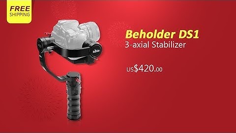 Beholder DS1 3-axial Handheld Gimbal Stabilizer for DSLR-- Linkdelight.com