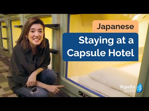 Staying at a Capsule Hotel • Everyday Conversations in Japanese