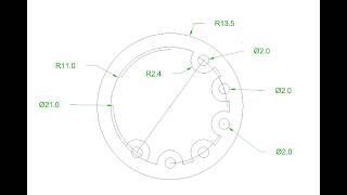AutoCAD 2D Drawing Tutorial for Beginners - 52 | Step-by-Step Practice