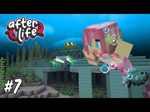 A mermaid's life for me! | Minecraft Afterlife SMP | Ep 7