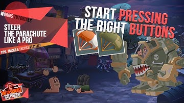 Steer The Parachute Like a Pro 🪂 | Tips, Tricks & Tactics | Worms WMD Tutorials🎥
