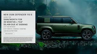 Lease a 2026 DEFENDER 110 S | Land Rover Mission Viejo