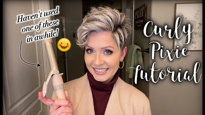 Hair Tutorial ~ Curling My PIXIE with a CURLING IRON