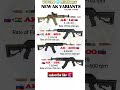 Your Favorite AK Rifle? 💥 | AK-12 vs AK-203 vs AK-200 vs AK-15K#youtubeshorts #military #AK