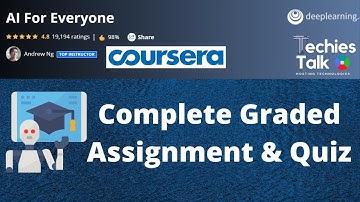 Coursera: AI For Everyone Complete Assignment Quiz Answers | deeplearning.ai