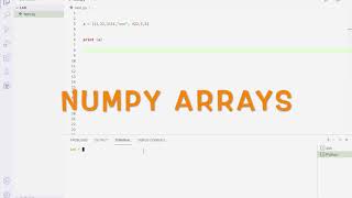 Python Lists vs Numpy Arrays