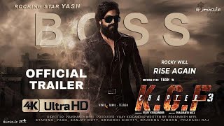 KGF Chapter 3 Official Trailer | Yash|Sanjay D|Raveena T|Srinidhi| Prashanth Neel | Vijay K |Concept