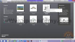 what is Recent Files Area in Revit Urdu Tutorials | xpacademy
