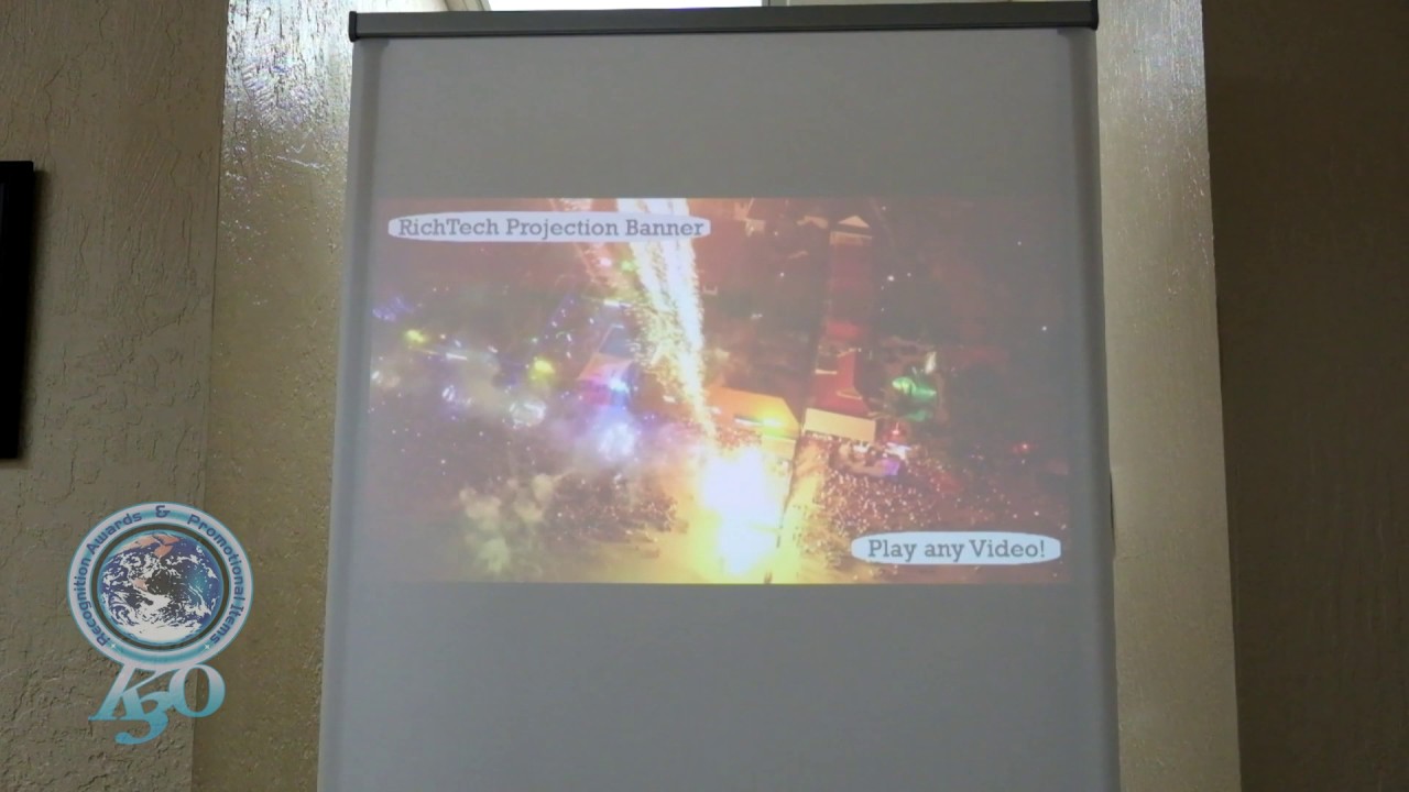 K3o/Retractable Projection Banner (www.k3oawardsandpromo.com)