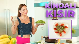 ÇOK DÜŞÜK KALORİLİ  KİNOALI KISIR TARİFİ! 🫠🔥