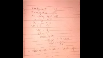 Find value of X and Y