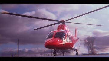 Helicopter start EEVEE Blender