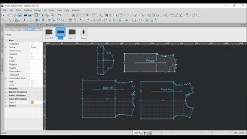 BASIC TEE SHIRT PATTERN.USED BY OPTITEX SOFTWARE.