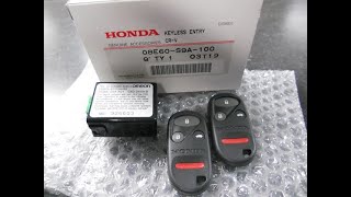 How to Install OEM Keyless Entry in 2002 - 2004 Honda CR-V LX