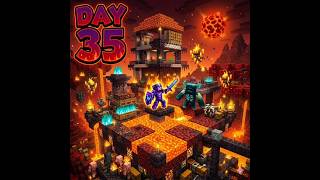 Minecraft One Block Survival Day 35 😱 Monster Attack &amp; Lucky Drop 🔥😈
