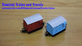 Thomas the Tank Engine - Bachmann Blue and Red Brake Van Review and Run
