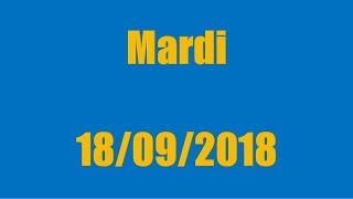 TIRAGE EURO MILLIONS DU MARDI 18 SEPTEMBRE 2018 !