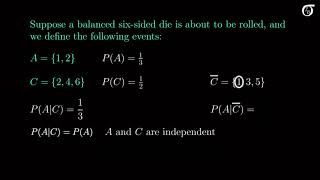 Independent Events (Basics of Probability: Independence of Two Events)