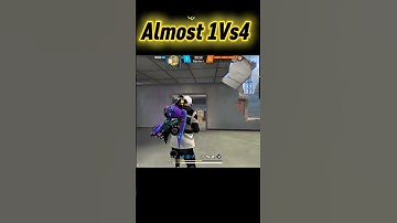 🎯 Almost Insane 1v4 Clutch in CS Free Fire! #freefire #ytshort