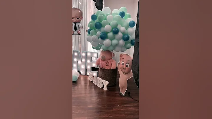 1 Birthday Boss Baby Theme Decoration 🎈🎈🎉