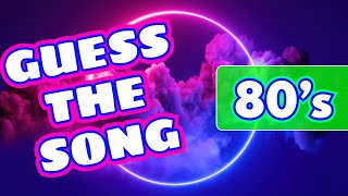 GUESS THE SONG QUIZ | Most Popular 80's Song Edition | MUSIC QUIZ | Challenge/Trivia | GUESS WHAT screenshot 4