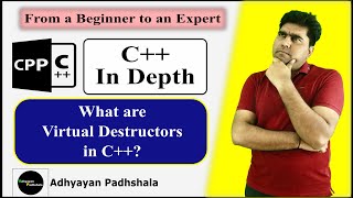 C++ with Linux | Lecture-4.11 Virtual Destructor in C++ | C++ in Depth Tutorial for Beginners