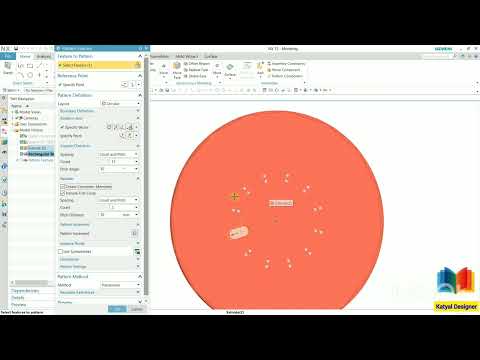 52. Circular Pattern in NX Siemens Mr-Katyal