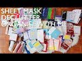 MY SHEET MASK COLLECTION ORGANISATION & DECLUTTER