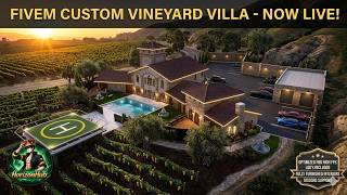 Custom Vineyard VILLA  Mafia  Mansion / Fivem mlo / Fivem Gang House / GTA5