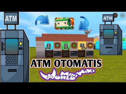Cara Membuat Atm Otomatis Di Mini World Block Art Indonesia - 동영상