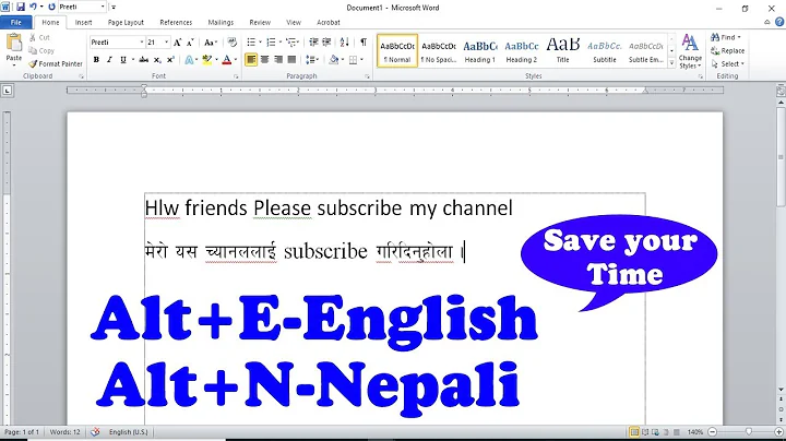 how to create fonts shortcut key in ms-word 2019