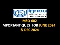 MSO-002 MOST IMPORTANT QUESTION FOR RESEARCH METHODOLOGY AND METHODS