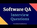 Software QA Interview Questions And Answers