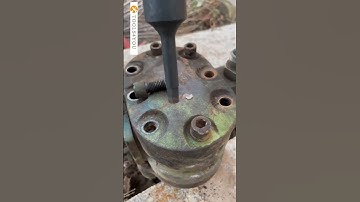 Remove the rusty hexagon socket bolts