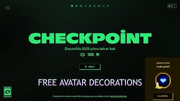 👀 Discord  • Yılın Özeti 2025 (Checkpoint) Yayınlandı • Bedava Avatar Dekorasyonu !