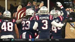 PATRIOTS WALK-OFF PUNT RETURN TOUCHDOWN!