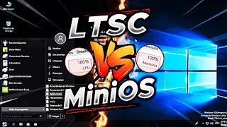 Windows 10 LTSC vs MiniOS 10 PRO /EL MEJOR  Sistema Operativo / MAXIMO Rendimiento ⚡