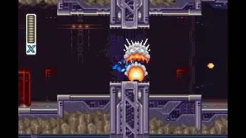 Mega Man X2 - Opening Stage: Abandoned Reploid Factory